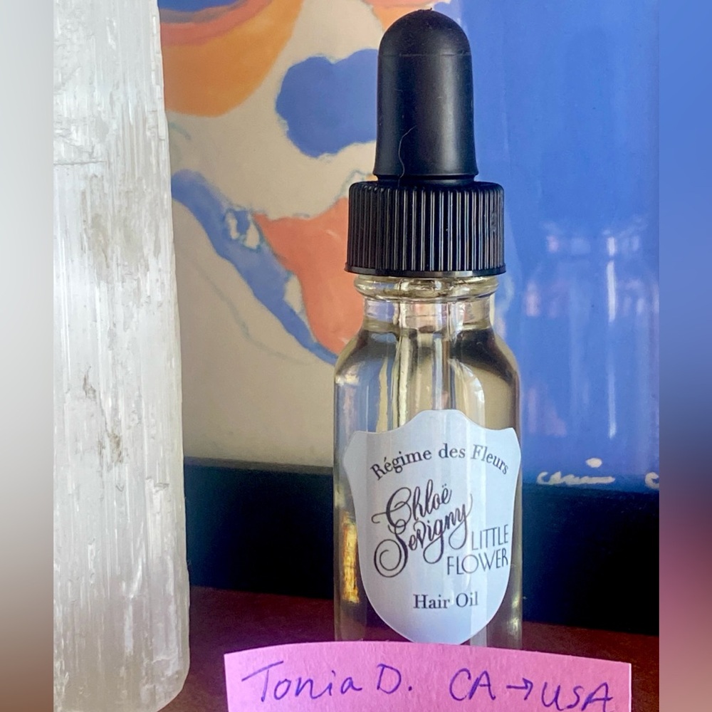 Chloe Sevigny Little Flower Scented Hair Oil by Régime des Fleurs